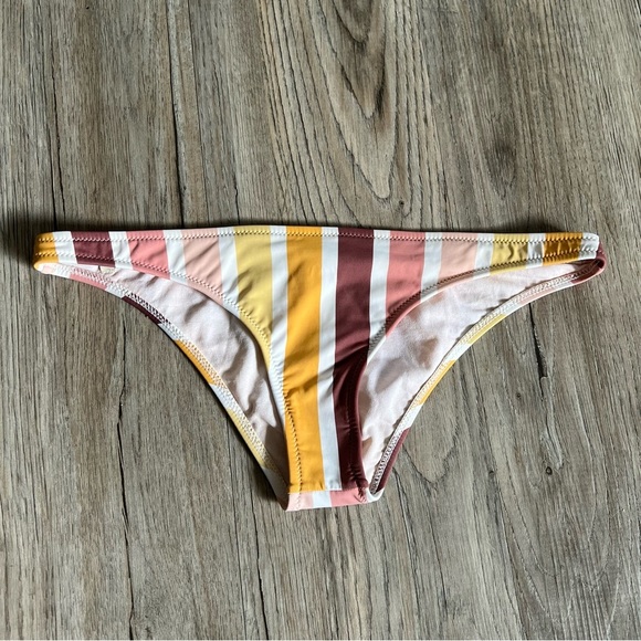 Rhythm Pink and White Striped Swimwear - Picture 1 of 5
